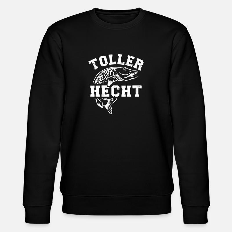 Hecht - Stanley/Stella Unisex Bio-Sweatshirt CHANGER  - Schwarz
