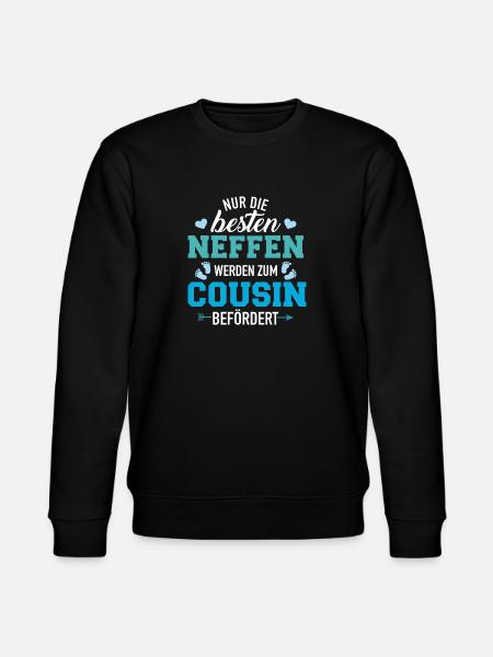 Cousin - Stanley/Stella Unisex Bio-Sweatshirt CHANGER  - Schwarz