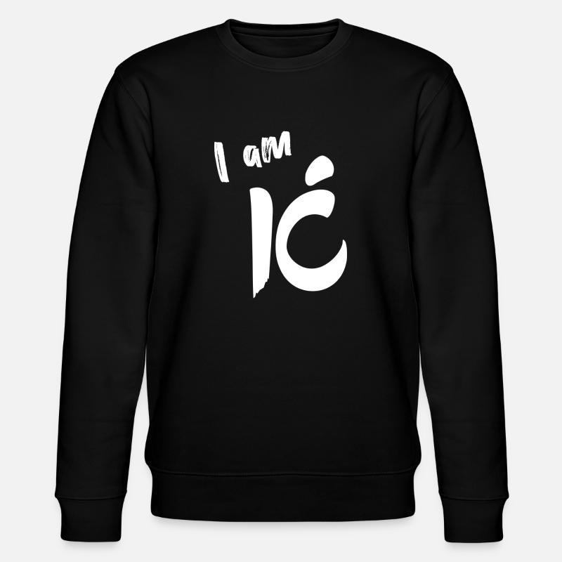 I am ic - Stanley/Stella CHANGER Unisex Organic Sweatshirt - black