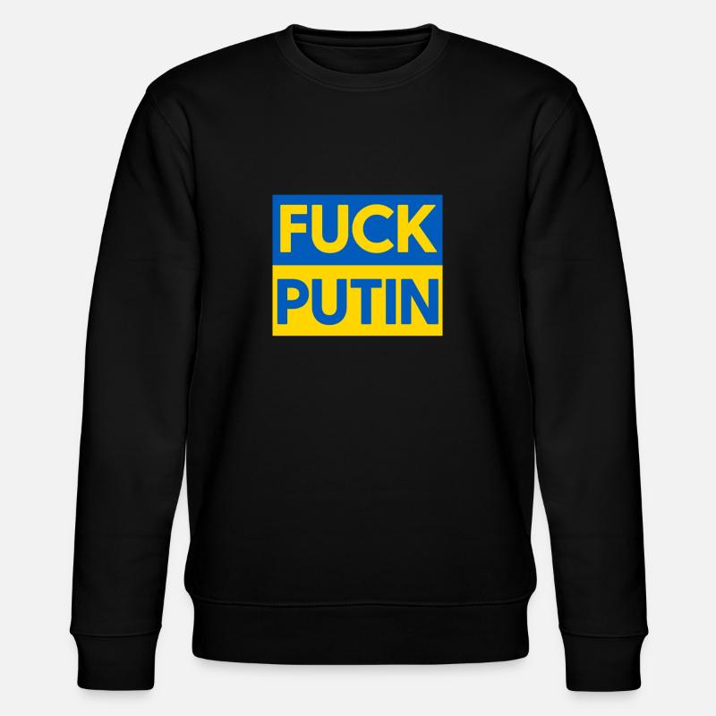 Ukraine - Stanley/Stella Unisex Bio-Sweatshirt CHANGER - Schwarz