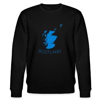 Schottland - Stanley/Stella Unisex Bio-Sweatshirt CHANGER  - Schwarz - Vorne - Nik (191cm) & Marisol (170cm)