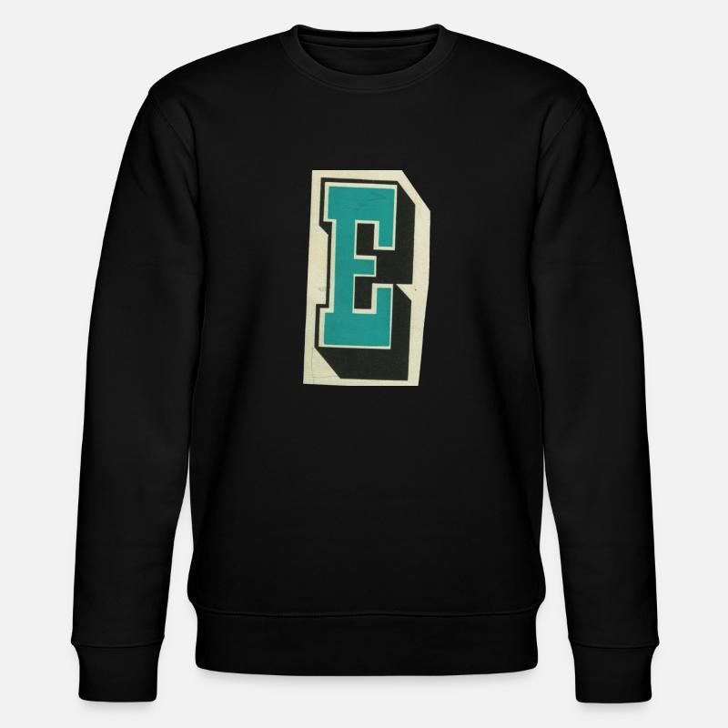 Lettre E - Sweat bio CHANGER Stanley/Stella Unisexe - noir
