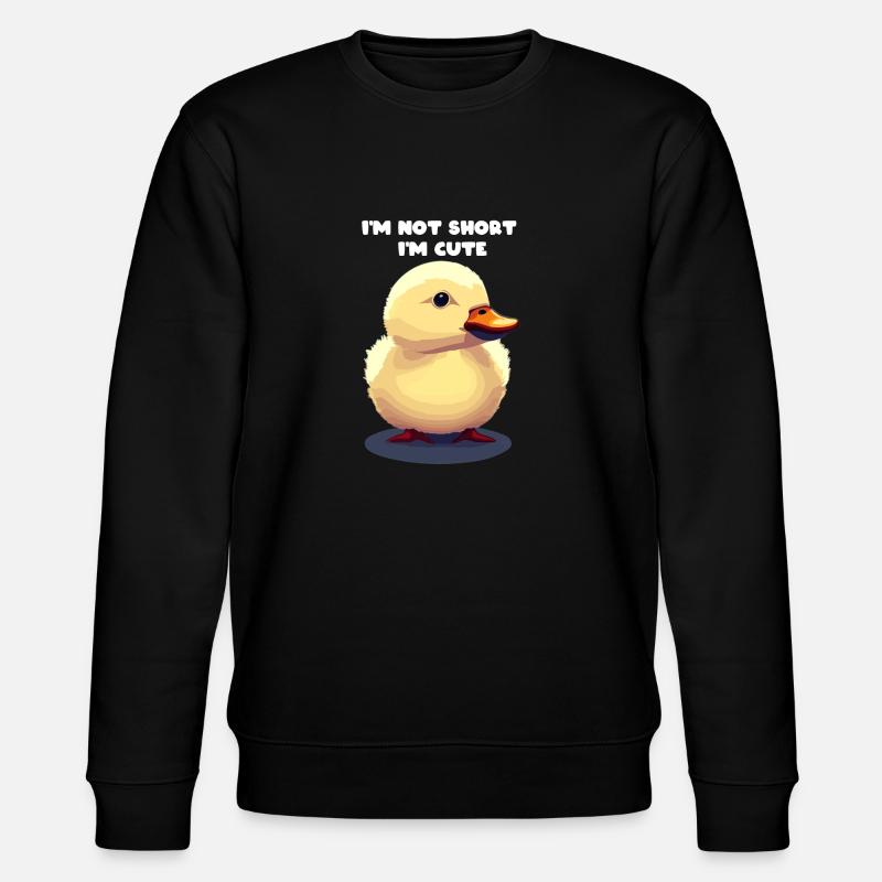 Duckling Cute Cute Cute - Stanley/Stella CHANGER Unisex Organic Sweatshirt - black