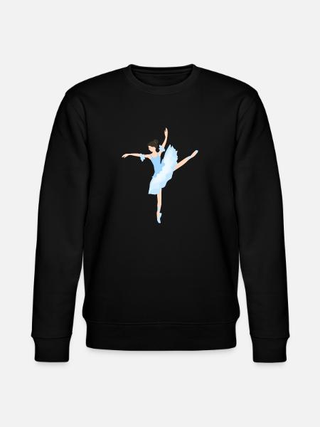 Ballerina Mädchen 3 - Stanley/Stella Unisex Bio-Sweatshirt CHANGER  - Schwarz