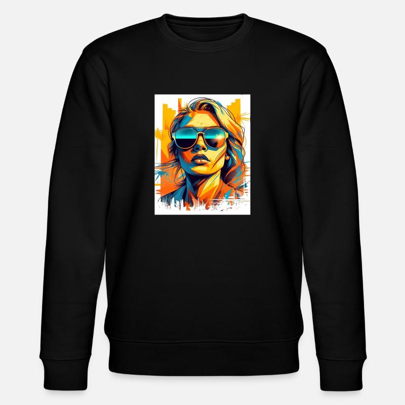 Surferin - Stanley/Stella Unisex Bio-Sweatshirt CHANGER  - Schwarz