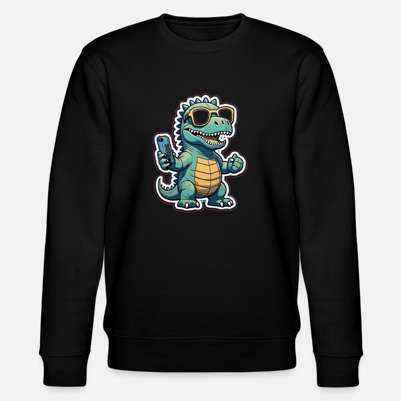 Cool Dino - Sweat bio CHANGER Stanley/Stella Unisexe - noir