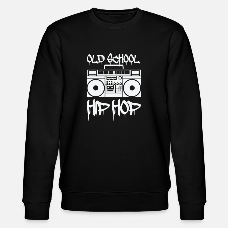 ghettoblaster old school - Stanley/Stella Unisex Bio-Sweatshirt CHANGER  - Schwarz