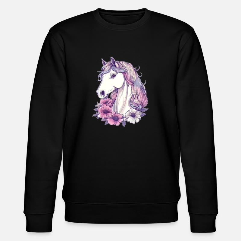 Cheval - Sweat bio CHANGER Stanley/Stella Unisexe - noir