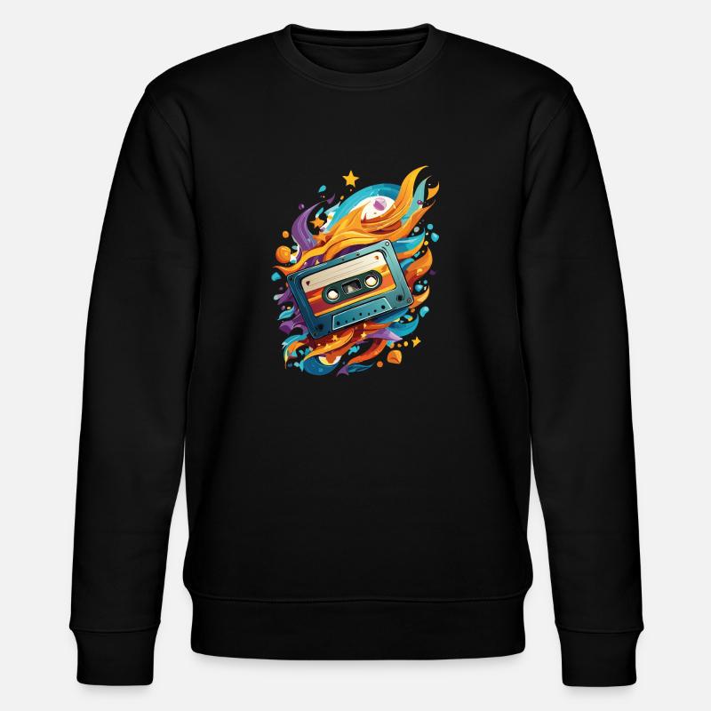 MIXTAPE II - Stanley/Stella Unisex Bio-Sweatshirt CHANGER  - Schwarz