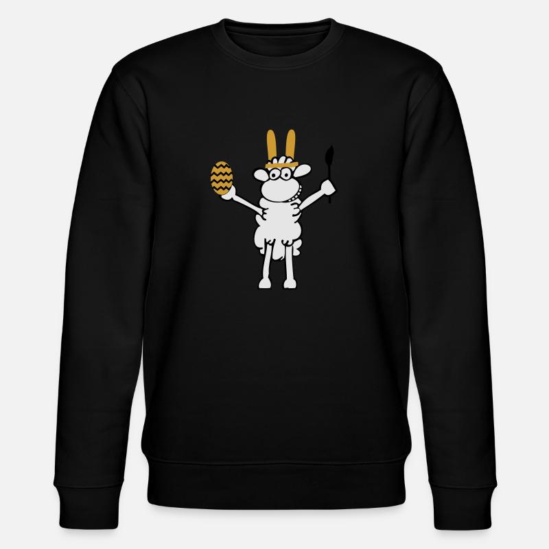 moutons de Pâques - Sweat bio CHANGER Stanley/Stella Unisexe - noir