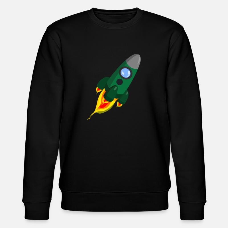 fusée - Sweat bio CHANGER Stanley/Stella Unisexe - noir