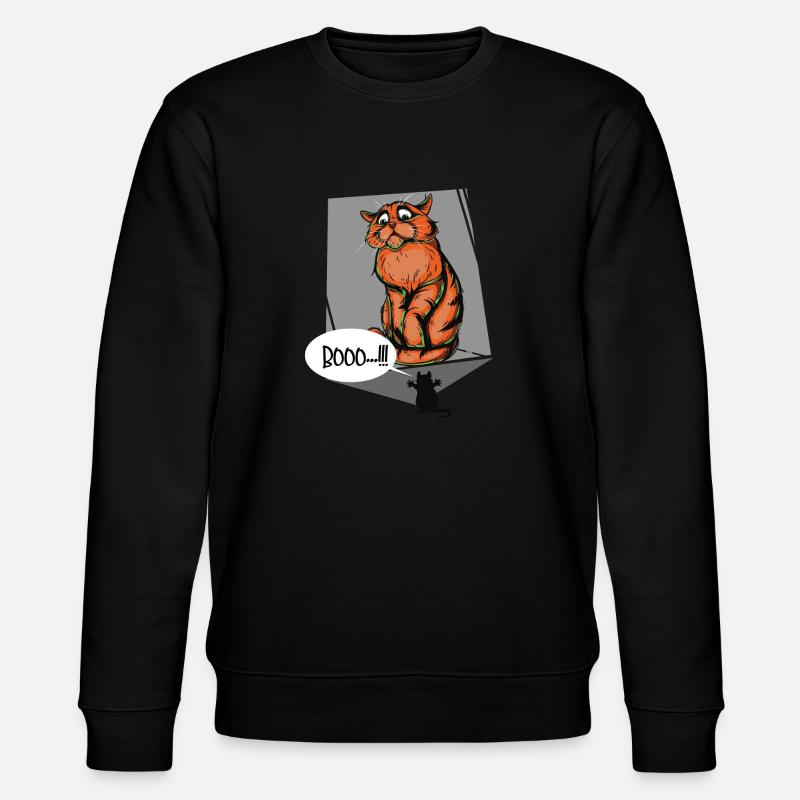 Booo - Stanley/Stella Unisex Bio-Sweatshirt CHANGER  - Schwarz