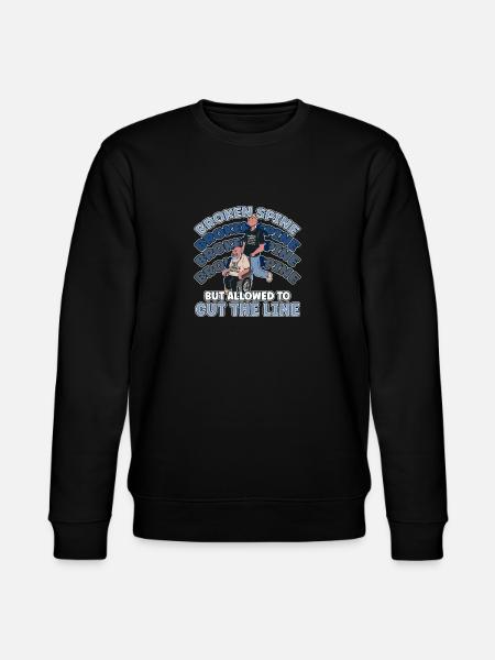 Handicap Wheelchair Design for an Amputation - Stanley/Stella CHANGER Unisex Organic Sweatshirt - black