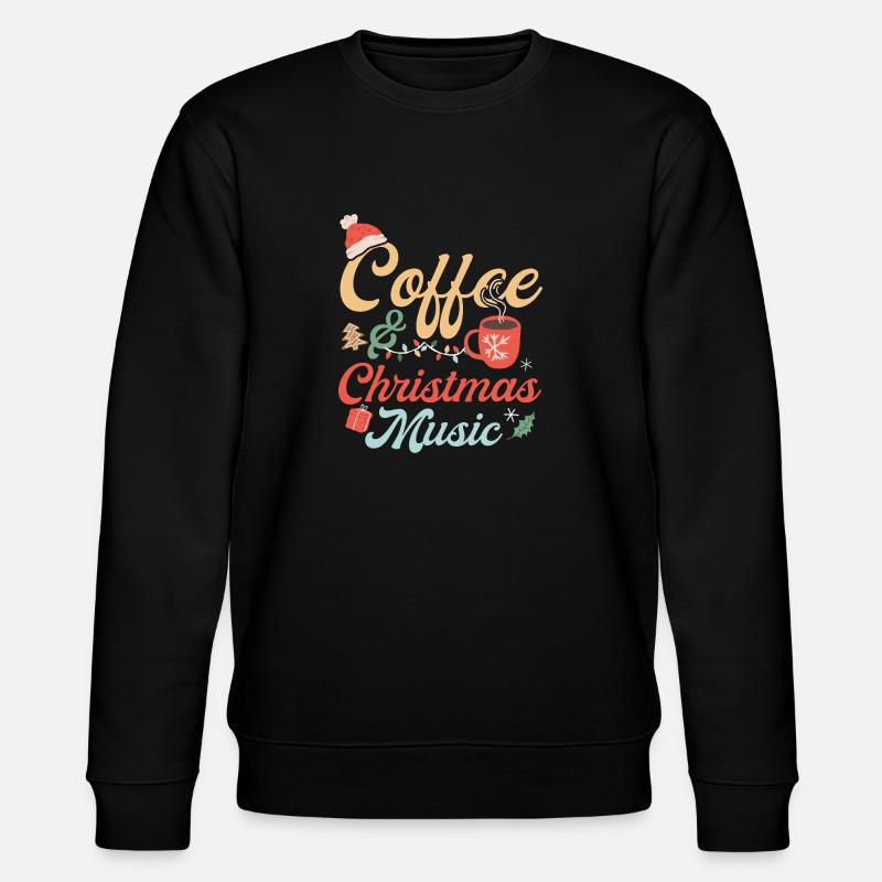 Café et musique de Noël - Sweat bio CHANGER Stanley/Stella Unisexe - noir