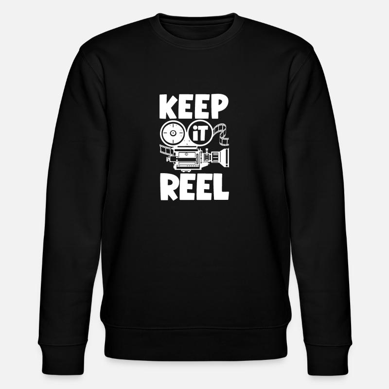 Keep It Reel Filmmaker - Stanley/Stella Unisex Bio-Sweatshirt CHANGER  - Schwarz
