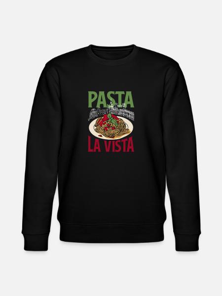 Pasta la vista - Stanley/Stella CHANGER Unisex Organic Sweatshirt - black