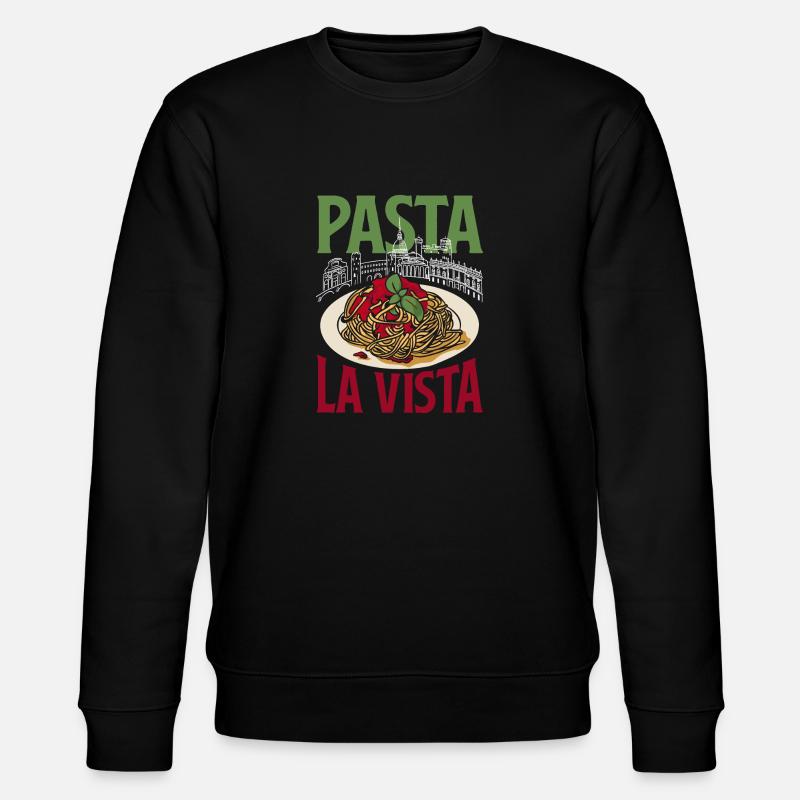 Pasta la vista - Stanley/Stella CHANGER Unisex Organic Sweatshirt - black