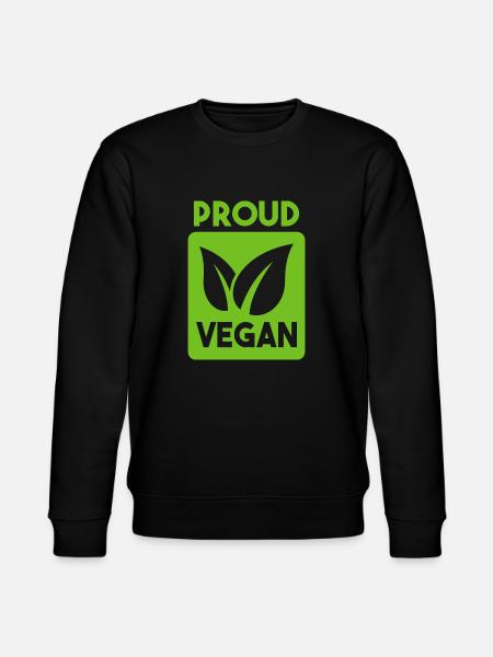 Symbole pour les fiers végétaliens - Sweat bio CHANGER Stanley/Stella Unisexe - noir