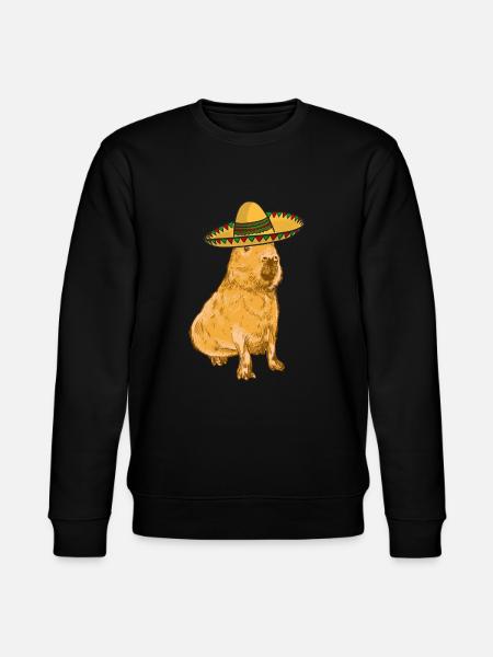 Mexican Capybara - Stanley/Stella Unisex Bio-Sweatshirt CHANGER  - Schwarz