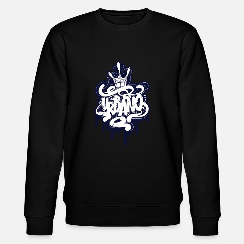 Urbano Graffitischrift - Sweat bio CHANGER Stanley/Stella Unisexe - noir