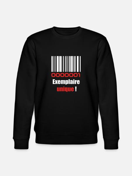 exemplaire unique - Sweat bio CHANGER Stanley/Stella Unisexe - noir