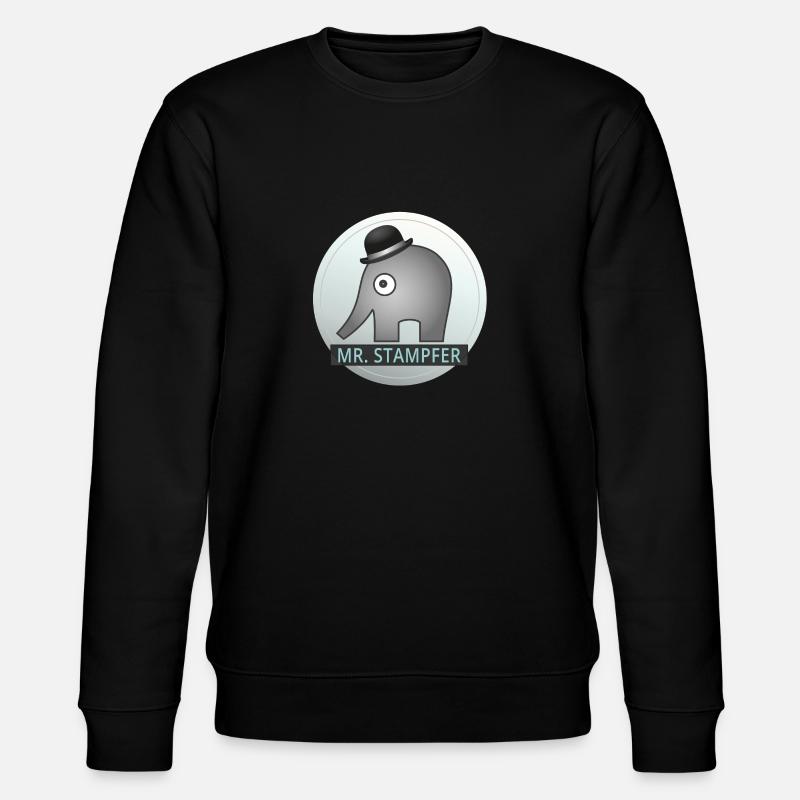 Mr. Stampfer Elefant - Stanley/Stella Unisex Bio-Sweatshirt CHANGER  - Schwarz