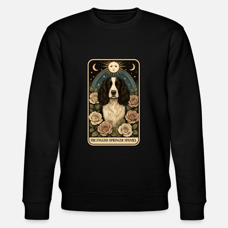 Englischer Springer Spaniel - Stanley/Stella Unisex Bio-Sweatshirt CHANGER  - Schwarz