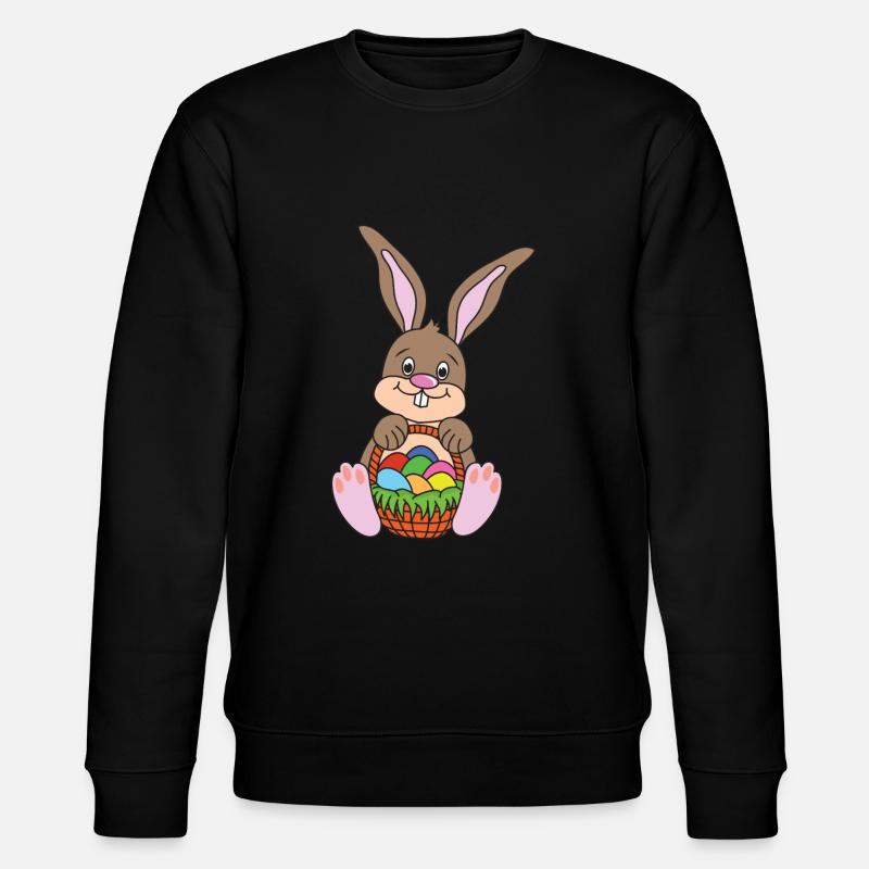 Lapin de Pâques - Sweat bio CHANGER Stanley/Stella Unisexe - noir