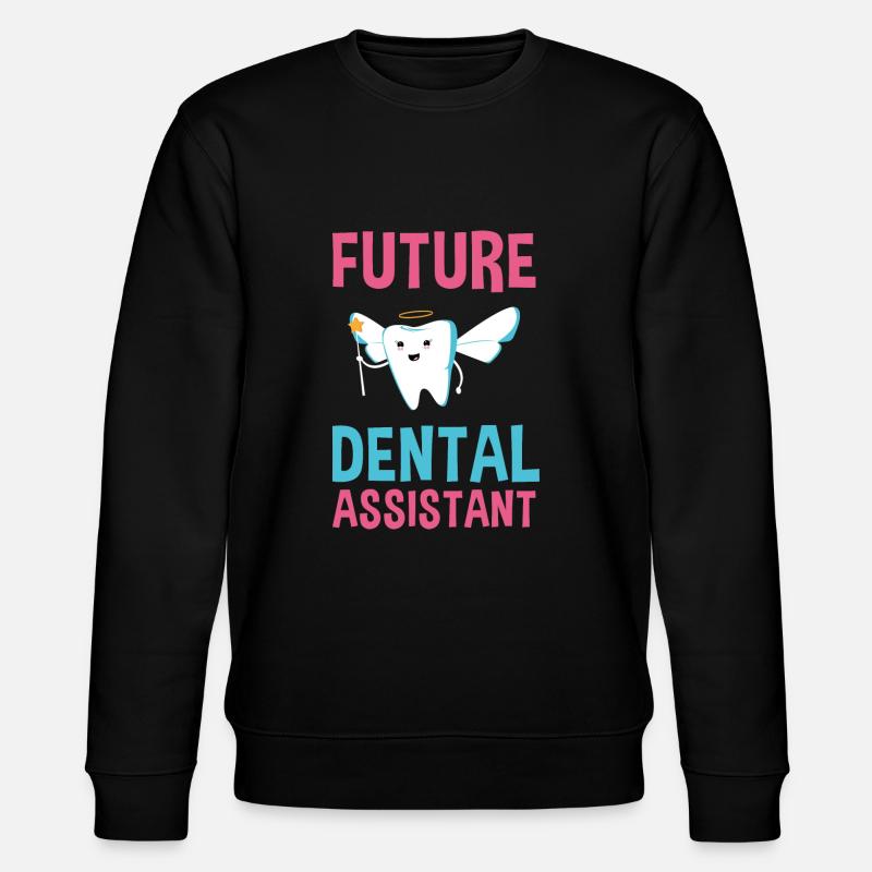 Hygiéniste Future Assistante Dentaire - Sweat bio CHANGER Stanley/Stella Unisexe - noir