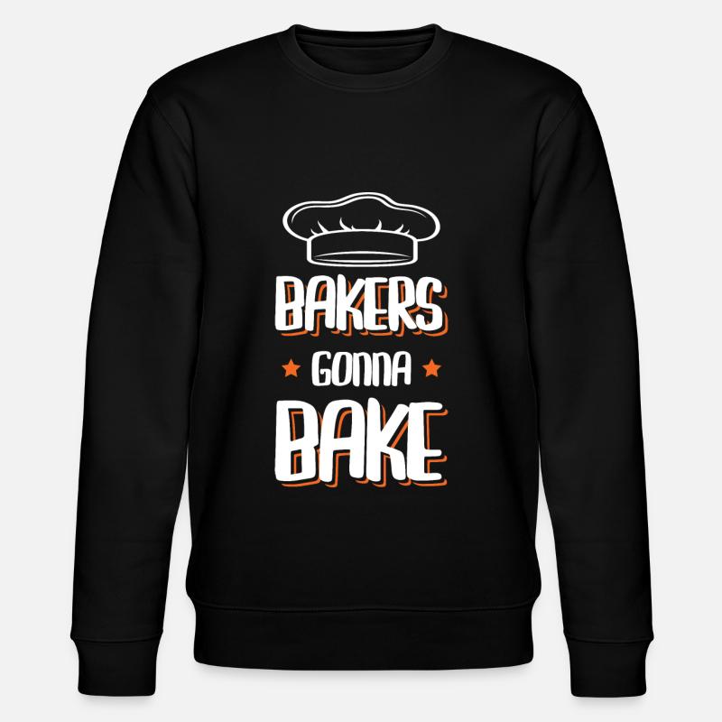 Baking Baker - Stanley/Stella CHANGER Unisex Organic Sweatshirt - black
