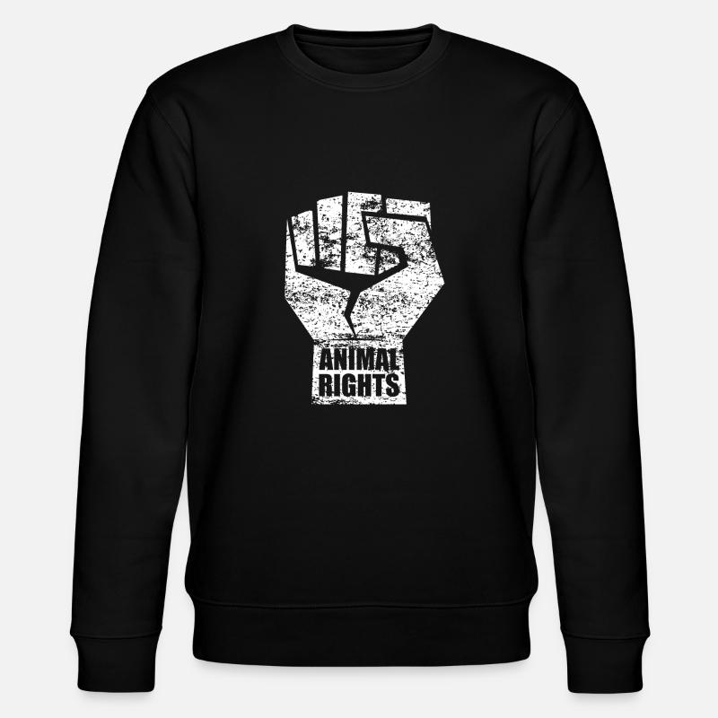 ANIMAL RIGHTS VEGAN - Sweat bio CHANGER Stanley/Stella Unisexe - noir