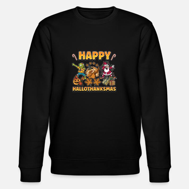 Hallothanksmas Halloween Noël Thanksgiving - Sweat bio CHANGER Stanley/Stella Unisexe - noir