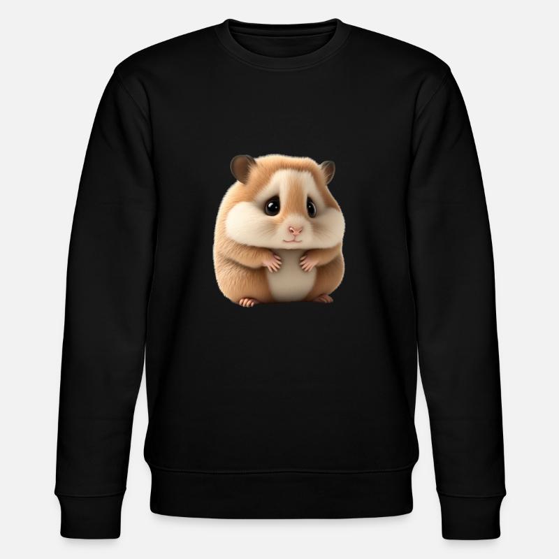Baby Hamster - Stanley/Stella CHANGER Unisex Organic Sweatshirt - black