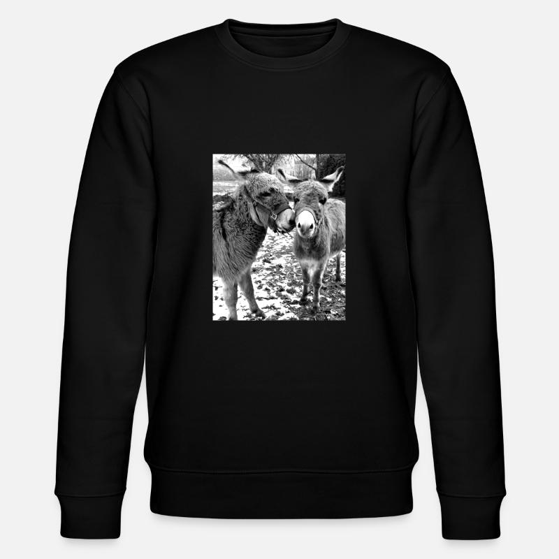 Deux ânes - Sweat bio CHANGER Stanley/Stella Unisexe - noir