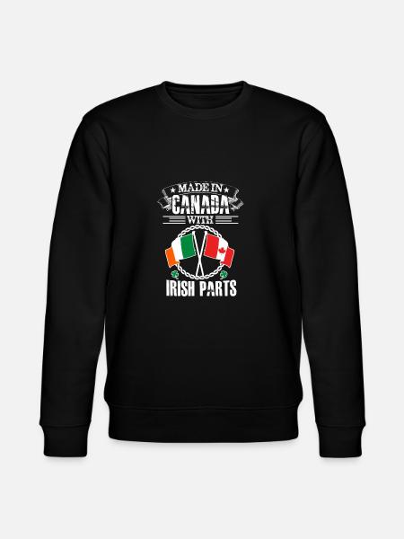 Made in Canada with irish shares - Stanley/Stella CHANGER Unisex Organic Sweatshirt - black