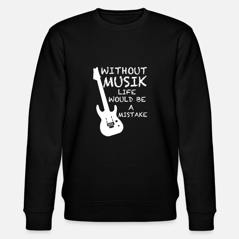 Musik Musikinstrumente Singen - Stanley/Stella Unisex Bio-Sweatshirt CHANGER  - Schwarz