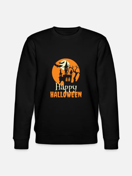 happy halloween - Stanley/Stella Unisex Bio-Sweatshirt CHANGER - Schwarz