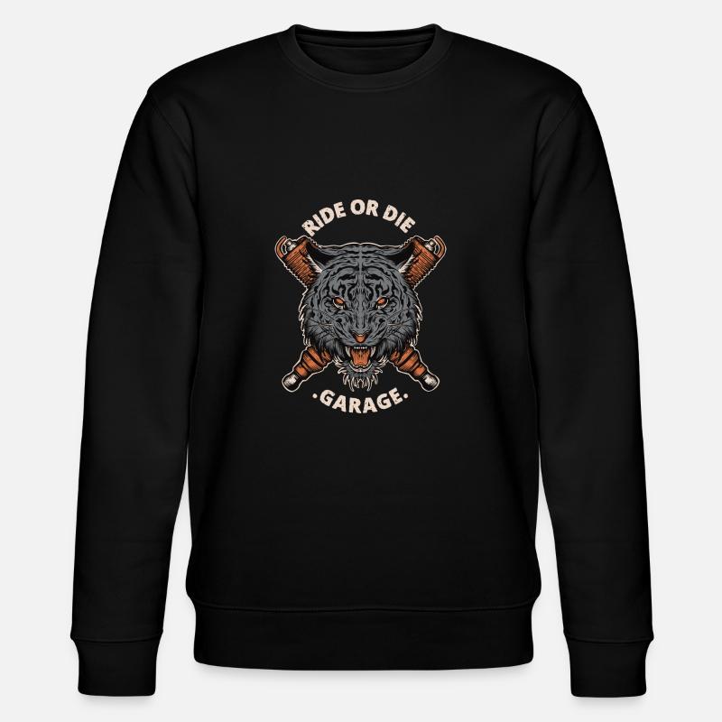 Ride or Die - Stanley/Stella CHANGER Unisex Organic Sweatshirt - black