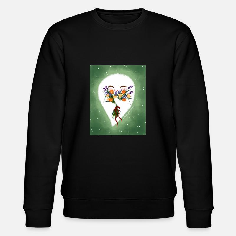 et fleurs - Sweat bio CHANGER Stanley/Stella Unisexe - noir