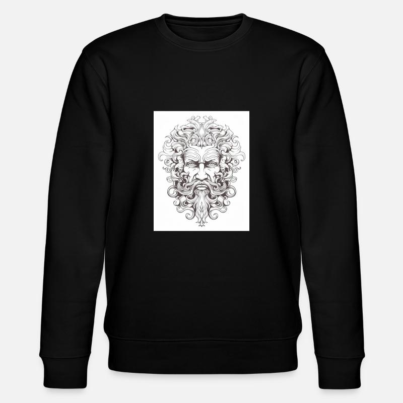 Griechischer Gott - Stanley/Stella Unisex Bio-Sweatshirt CHANGER  - Schwarz