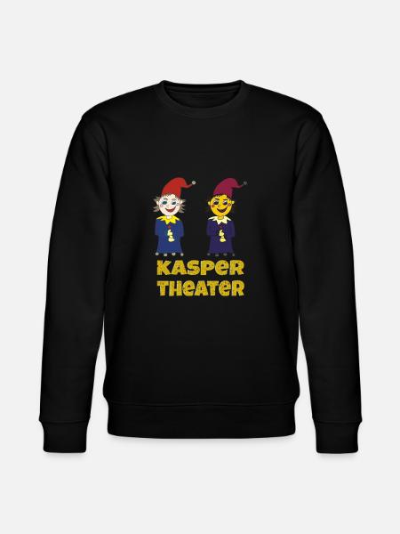 kaspertheater doppelt - Stanley/Stella Unisex Bio-Sweatshirt CHANGER - Schwarz