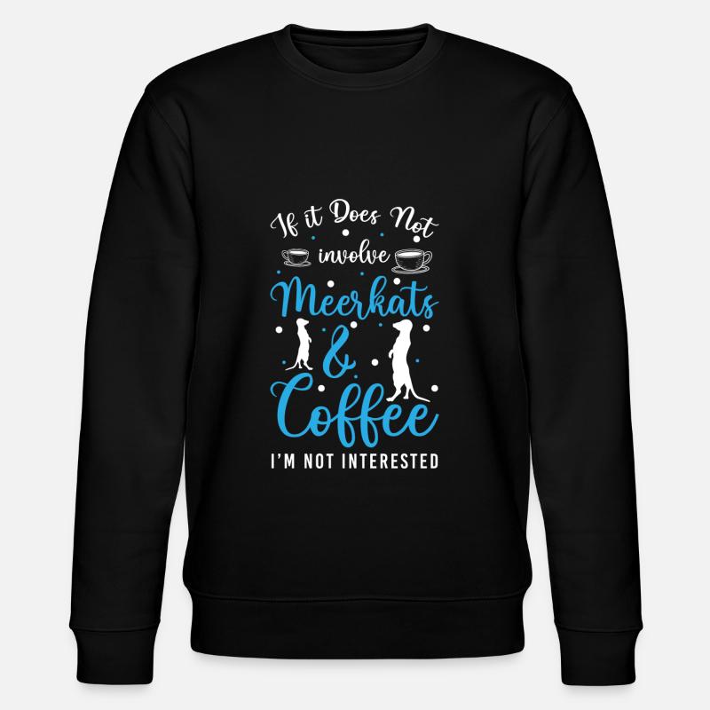 Rocher des animaux de suricates - Sweat bio CHANGER Stanley/Stella Unisexe - noir