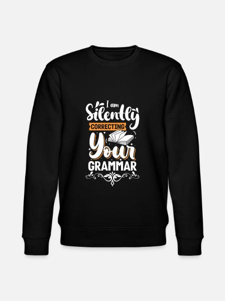 Author Editor Poetry - Stanley/Stella CHANGER Unisex Organic Sweatshirt - black