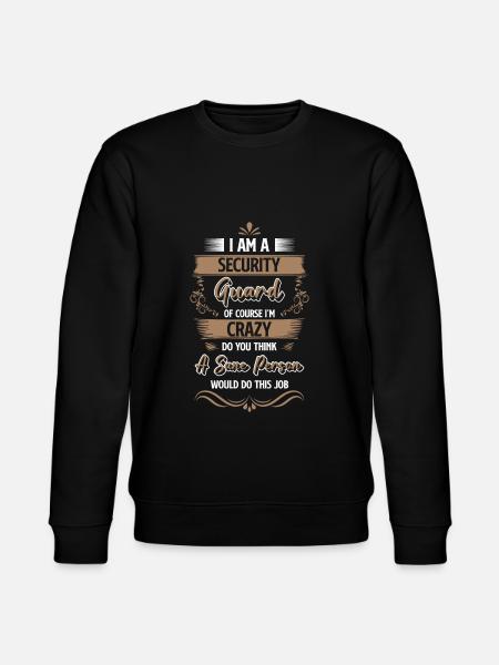 Security Security Bouncer Guard - Stanley/Stella CHANGER Unisex Organic Sweatshirt - black