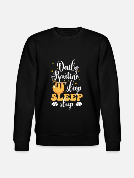 Sleep, Dreaming, Chilling, Tired, - Stanley/Stella CHANGER Unisex Organic Sweatshirt - black