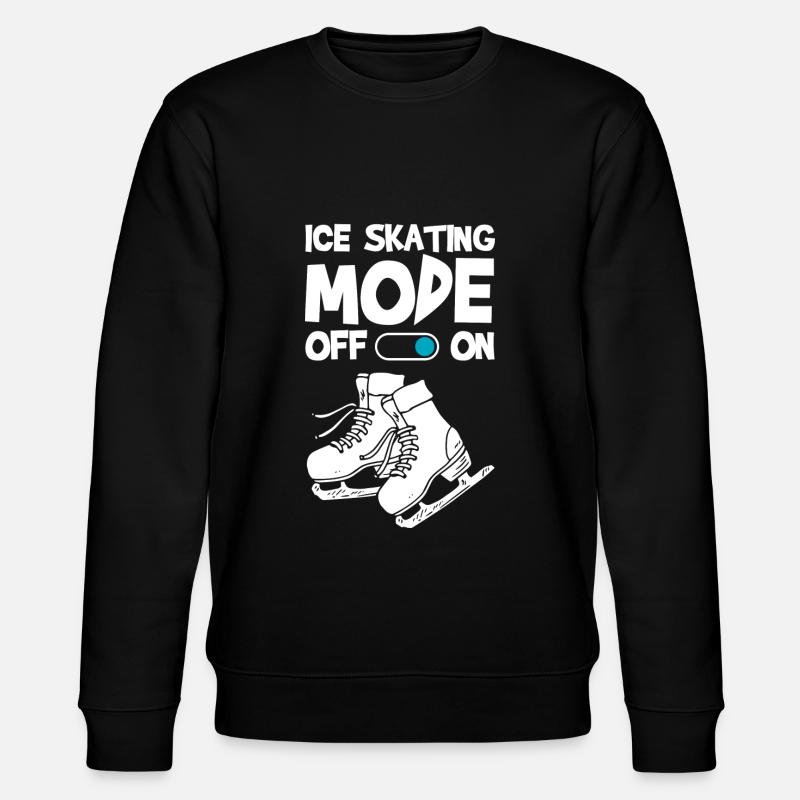Eislaufen Kunst Hobby Eisbahn - Stanley/Stella CHANGER Unisex Organic Sweatshirt - black