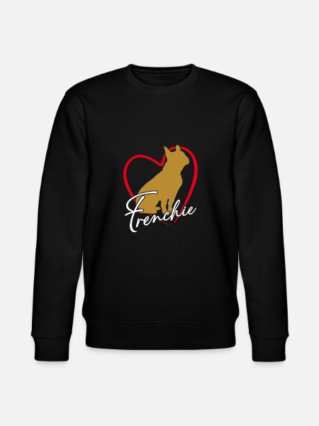 Frenchie dans l’âme Bouledogue français - Sweat bio CHANGER Stanley/Stella Unisexe - noir