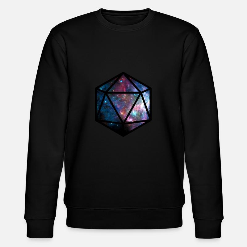 20 Würfel Galaxy - Stanley/Stella Unisex Bio-Sweatshirt CHANGER  - Schwarz