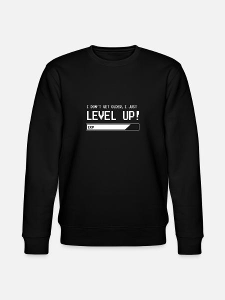 Level Up - Stanley/Stella CHANGER Unisex Organic Sweatshirt - black