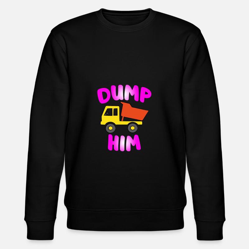 11 Fun Dump Him copy - Stanley/Stella Unisex Bio-Sweatshirt CHANGER  - Schwarz